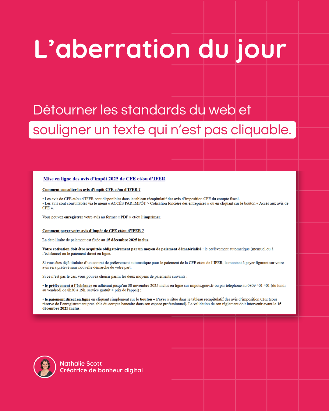 Aberration du web #4
